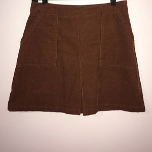 Brown Mini Skirt